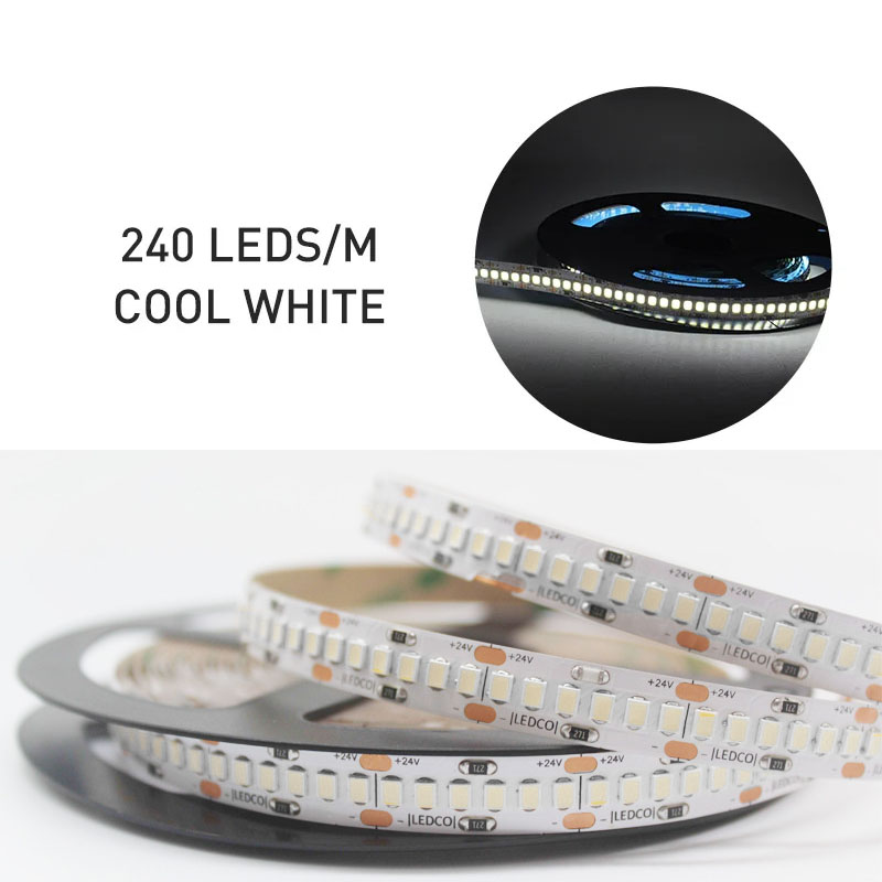 12v led-remsa smd 2835 1m 2m 3m 4m 5m led-remsa tejplampa 120 led /m 240 led/m varmvit flexibel remsa band heminredningslampa: Avger färg 5 / 1m
