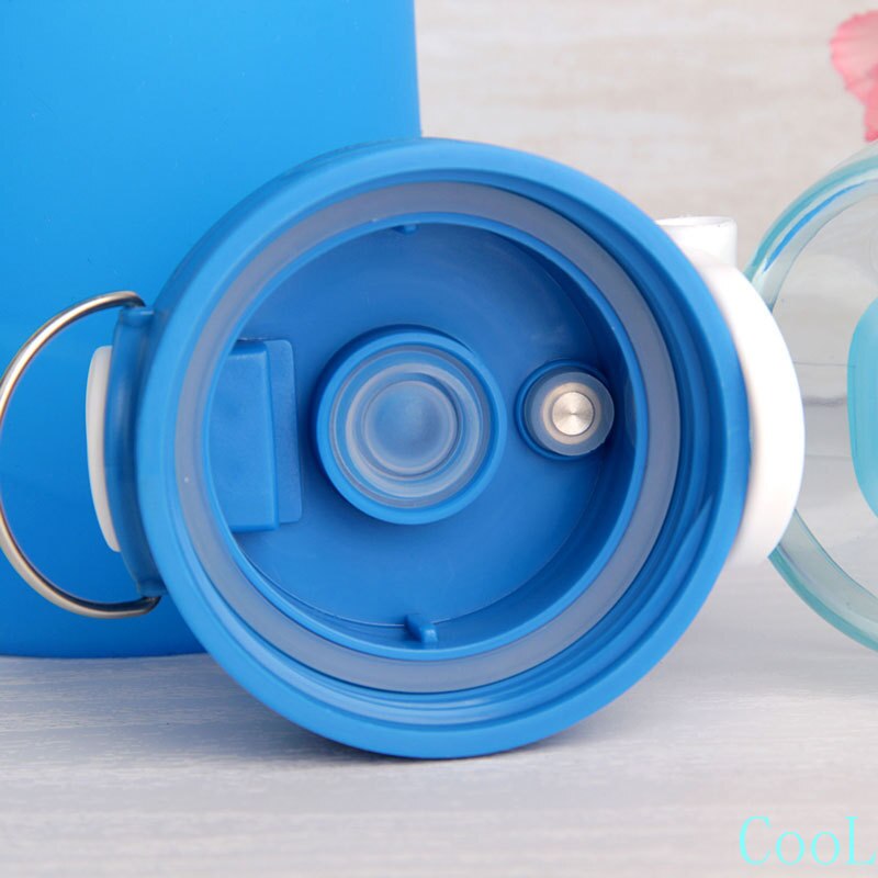 Bpa Gratis Draagbare Siliconen Sport Squeeze Water Flessen Inklapbare Opvouwbare Herbruikbare Fles Voor Water Reizen Fiets Fles