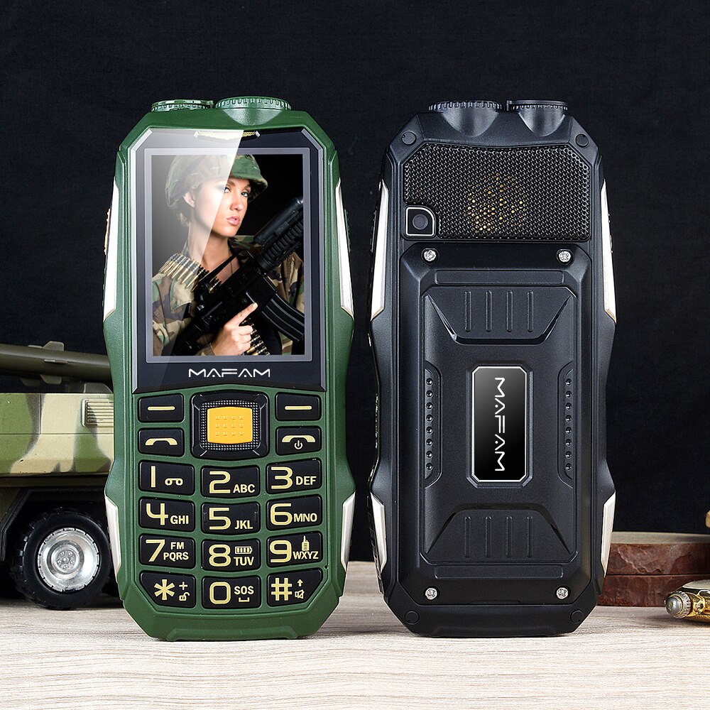 Dual SIM UHF Walkie Talkie Wireless Free PTT External FM Power Bank Facebook Rugged Big Sound 3D Speaker Cell Phone P156