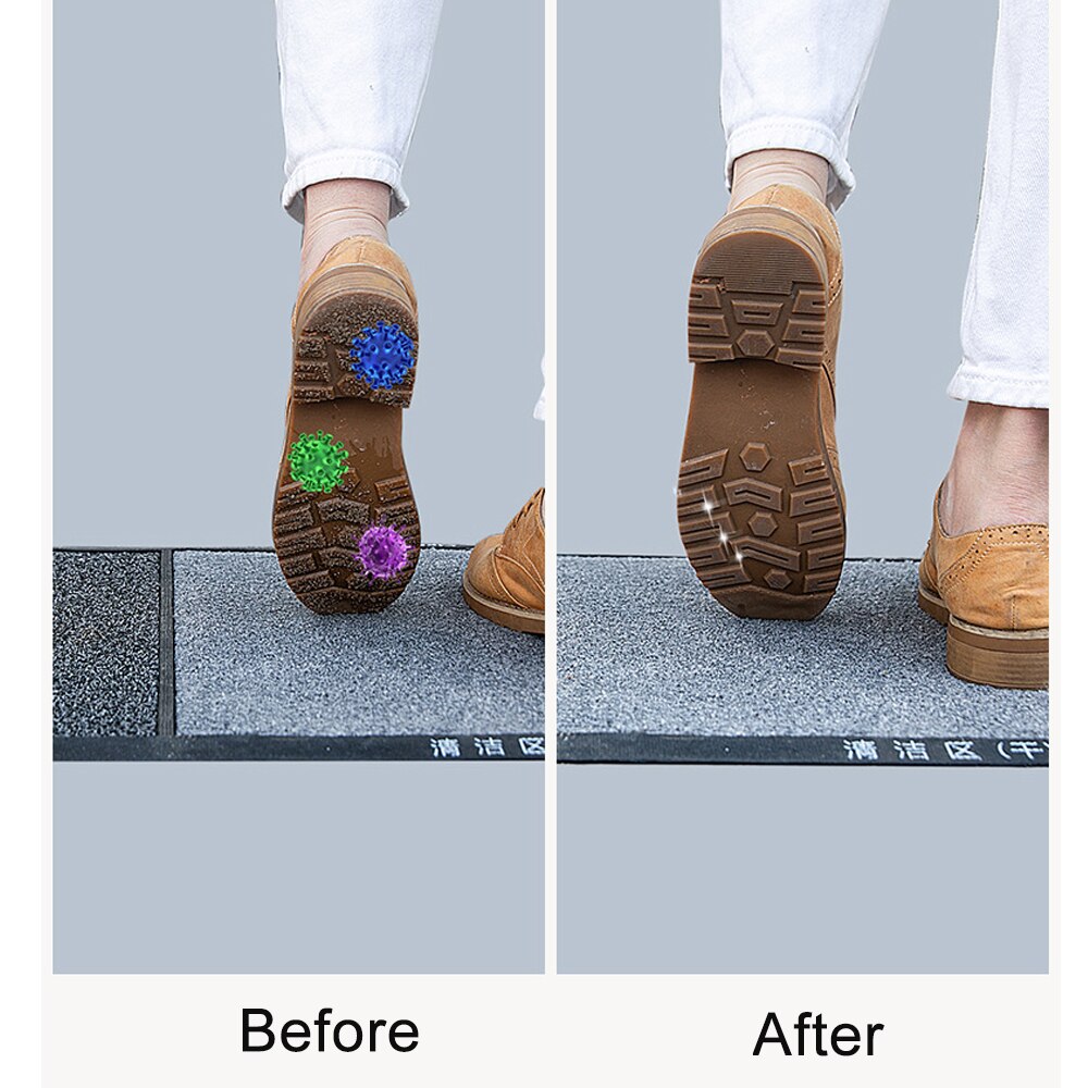 Non-slip Disinfecting Mat Sanitizing Floor Mat Entrance Carpet Disinfection Door Mat Entry Rug Shoe Mat for Outdoor Home Hotel
