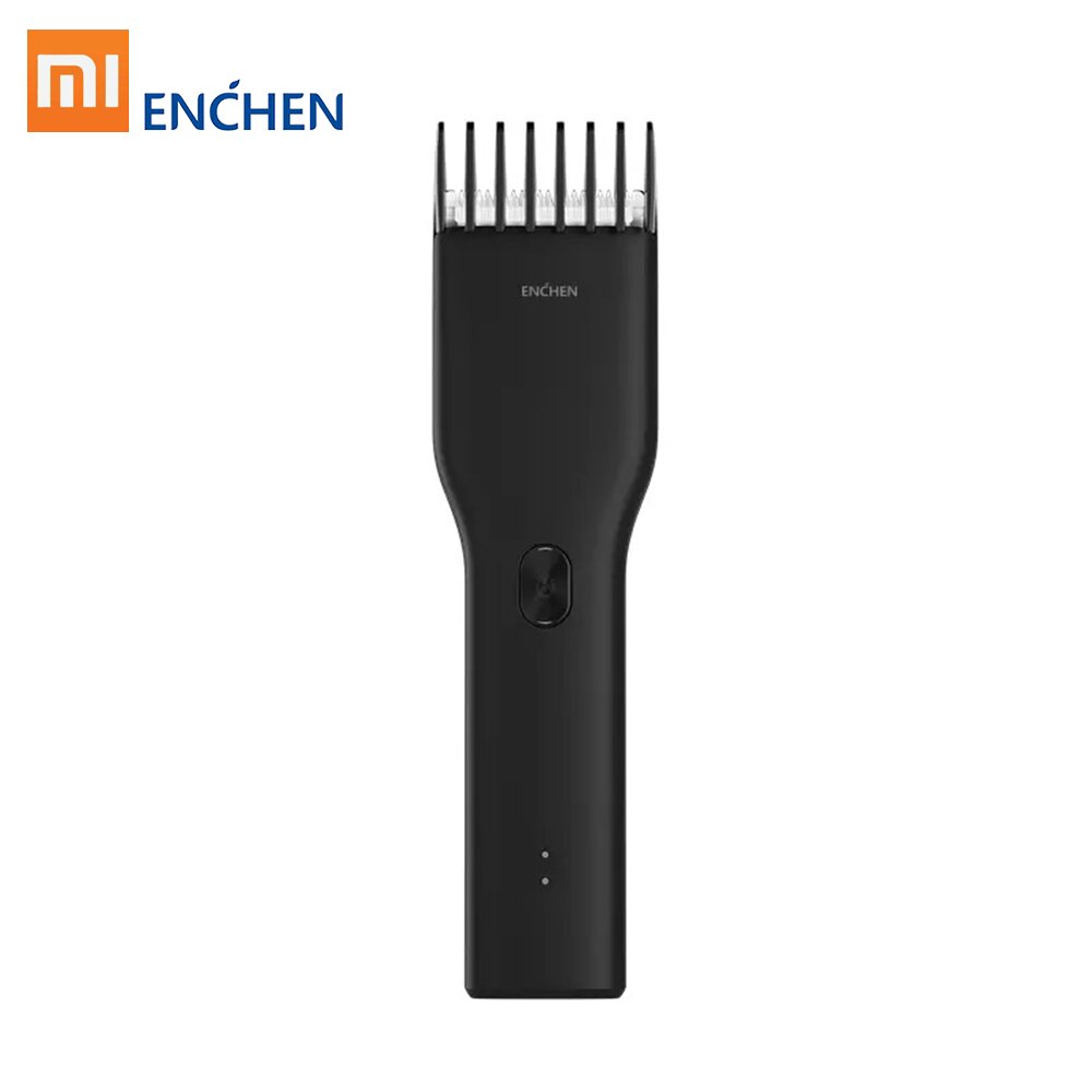 ENCHEN Boost Hair Trimmer USB charger Electric Hair Clipper Two Speed Nano Ceramic Cutter Hair Fast Charging Rechargeable Type-C: Black