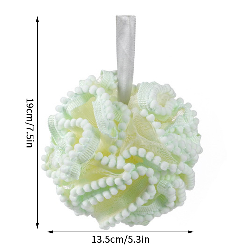 Bad Spons Badkamer Bubble Schrobben Ballen Exfoliërende Bad Bal Douche Washandje Body Cleanser Cleaning Tools Скраб Для Тела: GRIJS