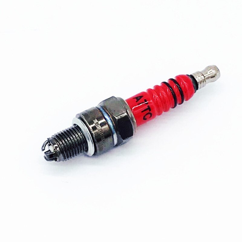 Motorcycle Platinum Nozzles Spark Plugs CR7HSA ATRTC High Performance 3-Electrode For 50cc-150cc Pedal Motorcycles Accessories