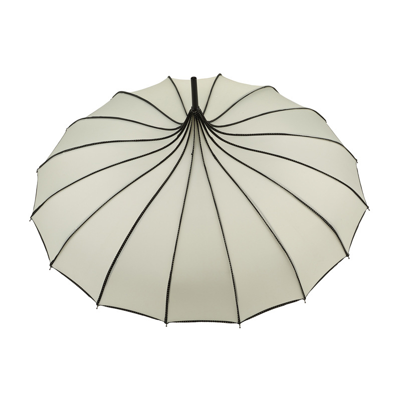 Jahrgang Pagode Regenschirm Braut Hochzeit Party Sonne Regen UV Schutz Regenschirm FAS: 1