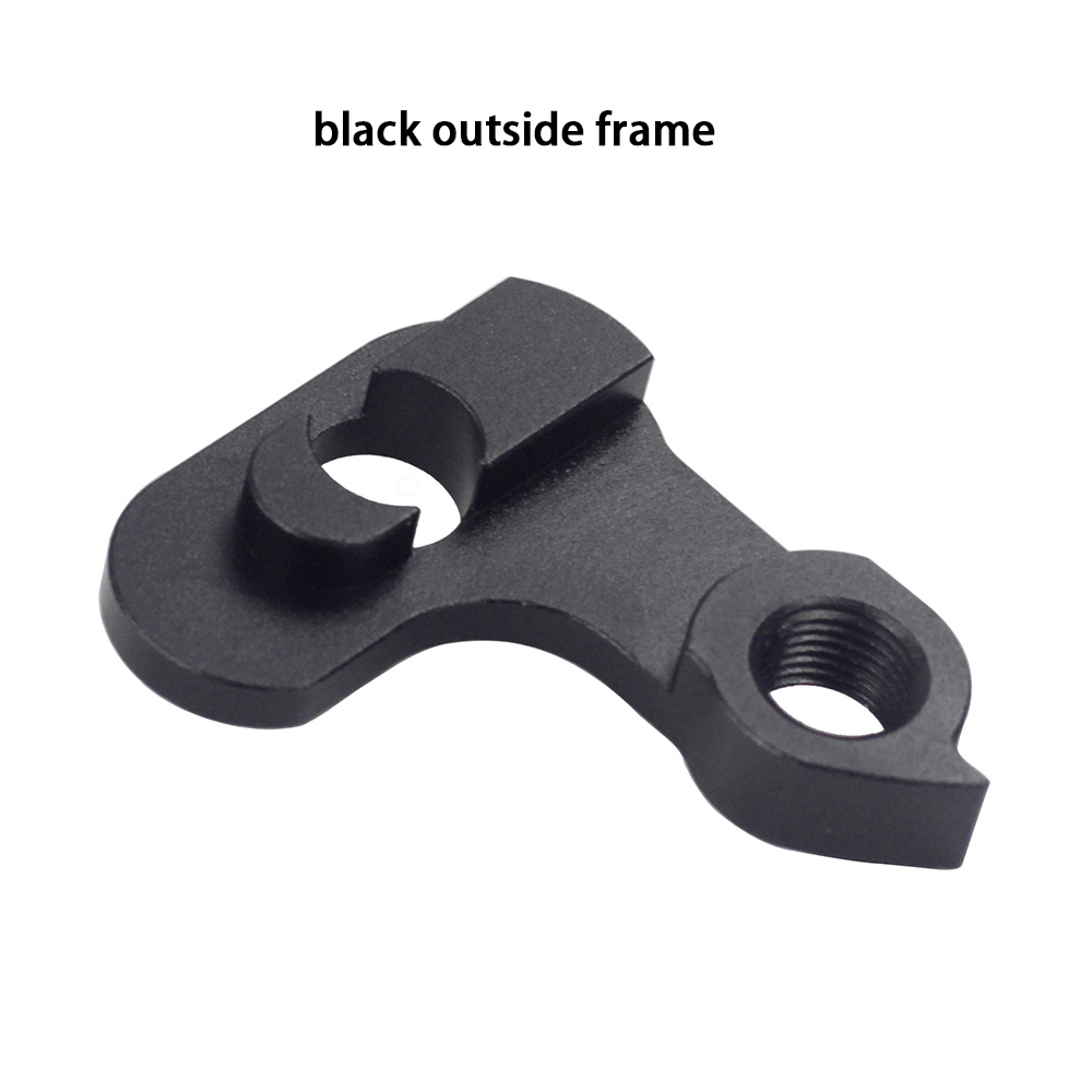 Silverock bagskifter hænger ud enkelt hastighed konverter til ydre 3 hastighed fast gear foldecykler bag gear mek adapter: Udvendig ramme sort