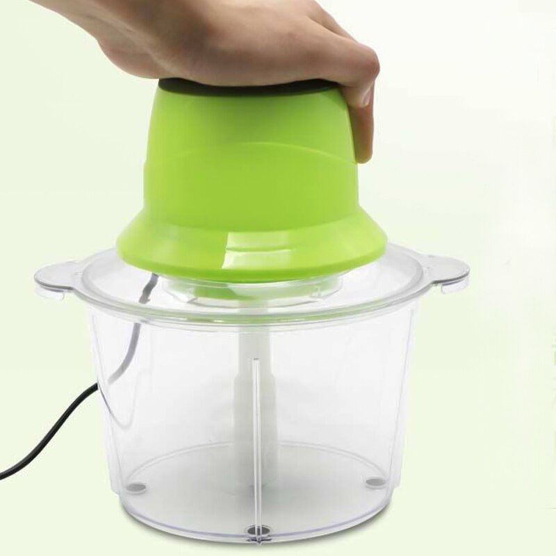 Kitchen 1.8L Meat Grinder Electric Mutifunction Food Processor Chopper Stainless Steel Blade Vegetable Chopper Blender Mincer