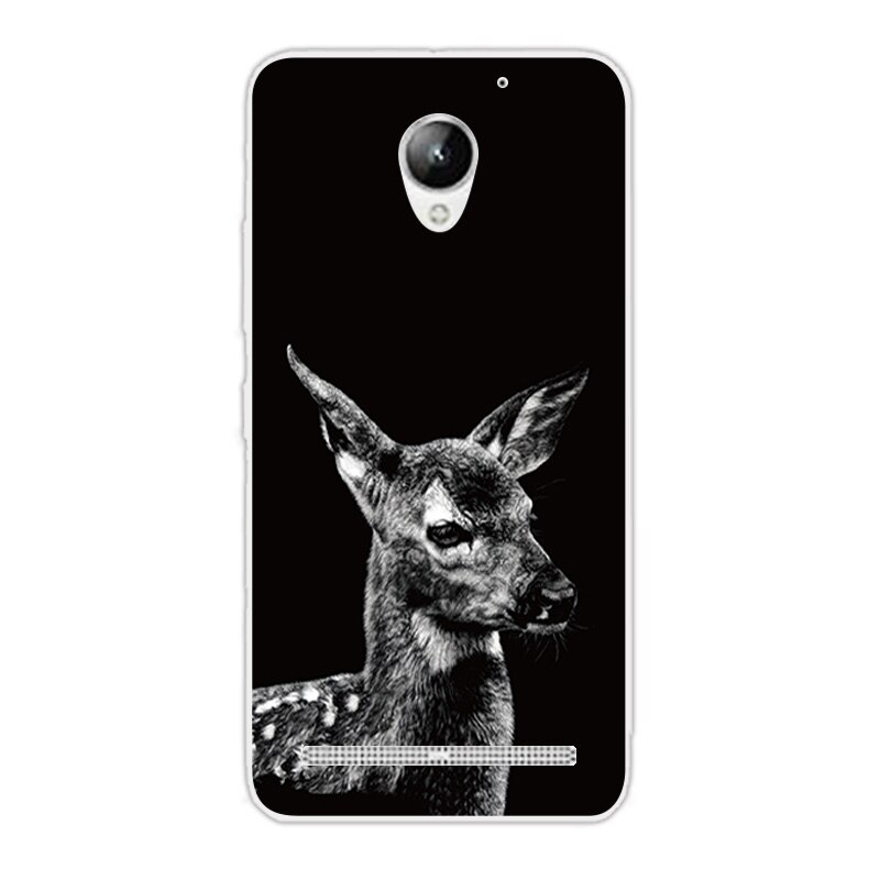 5.0 inch for Lenovo Vibe C2 Soft Silicone Transparent TPU Cases Gloomy Cover for Lenovo Vibe C2 K10A40 Protector For Lenovo C2