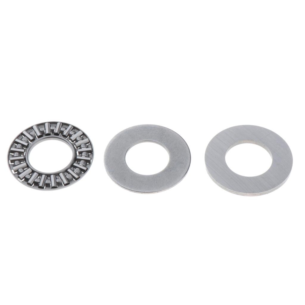 3 Pcs 5mm Boat Motor Thrust Washer Set Bearing Flat For 8/9.9/15HP 4 Stroke 2 Cylinder Yamaha Outboard Motor 93341-214U1-00