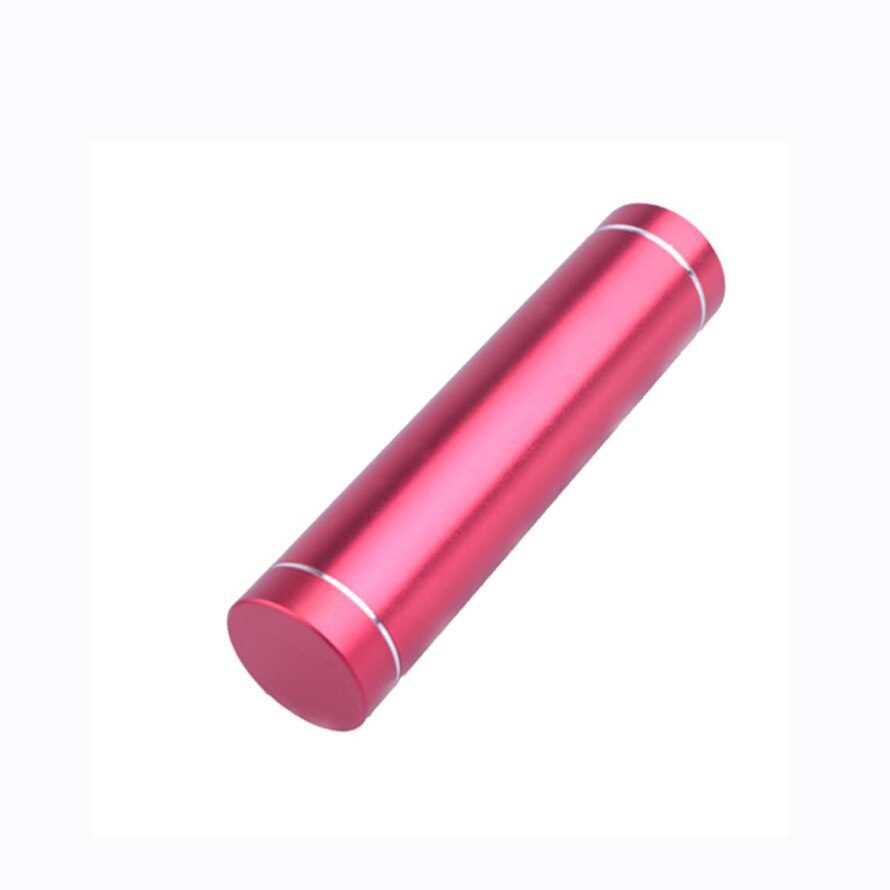 5v 1a metall powerbank batteri oppbevaringsveske usb suite 18650 batteri eksternt gjør-det-selv-sett boks til smarttelefon: Rød