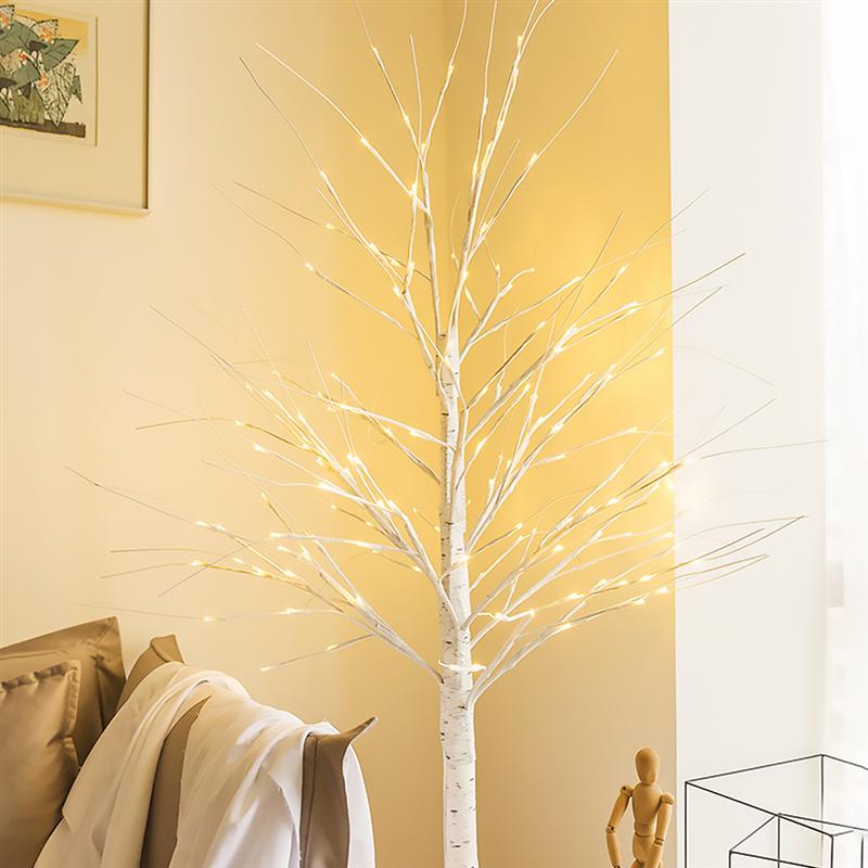 LED Birch Tree Light Luminous Lamps Year Lights Decorative Lamp