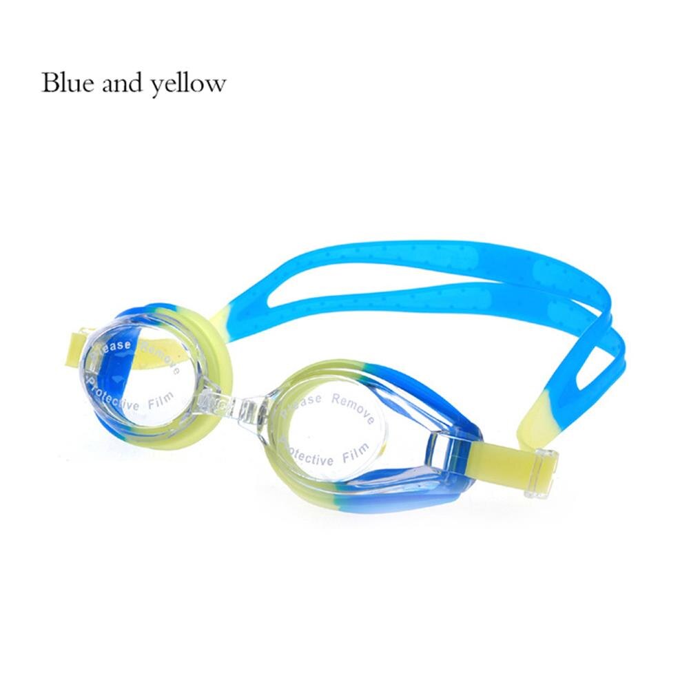 Practical 5 Color Polycarbonate Adult Swimming Pool Swimming Mirror Swimming Goggles Swim Beach Goggles Diving Breaststroke: blue yellow