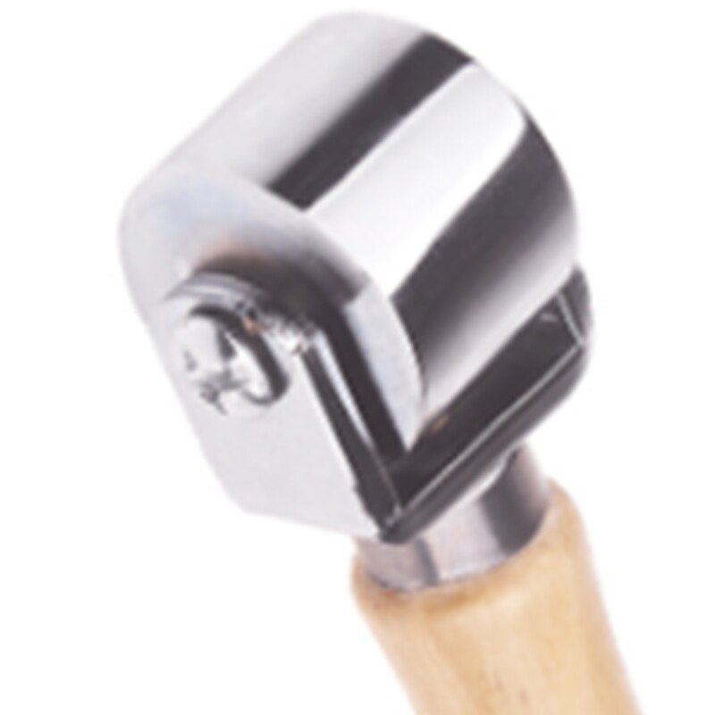 Outil de reliure en cuir fer main rouleau poussoir coupe compacteur bricolage artisanat petits rouleaux roue accessoires