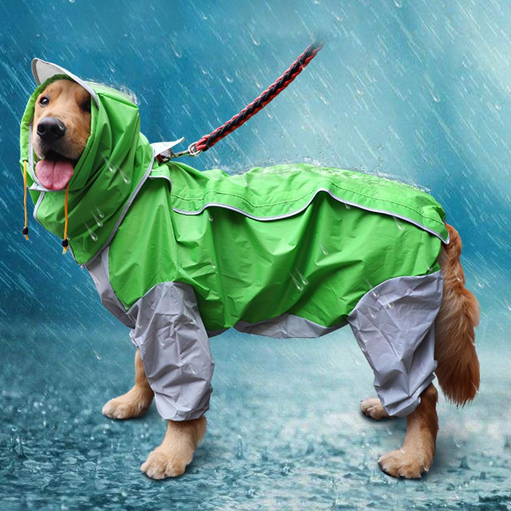Grote Hond Regenjas Viervoetige Waterdicht Grote Hond Regenjas All Inclusive Medium Hond Poncho