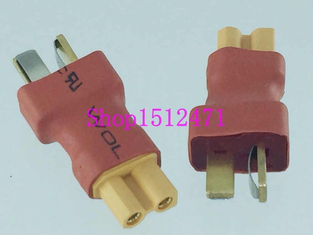 1PCE T-Plug Deans Man om XT30 XT-30 Vrouwelijke Geen Draad adapter connector voor RC
