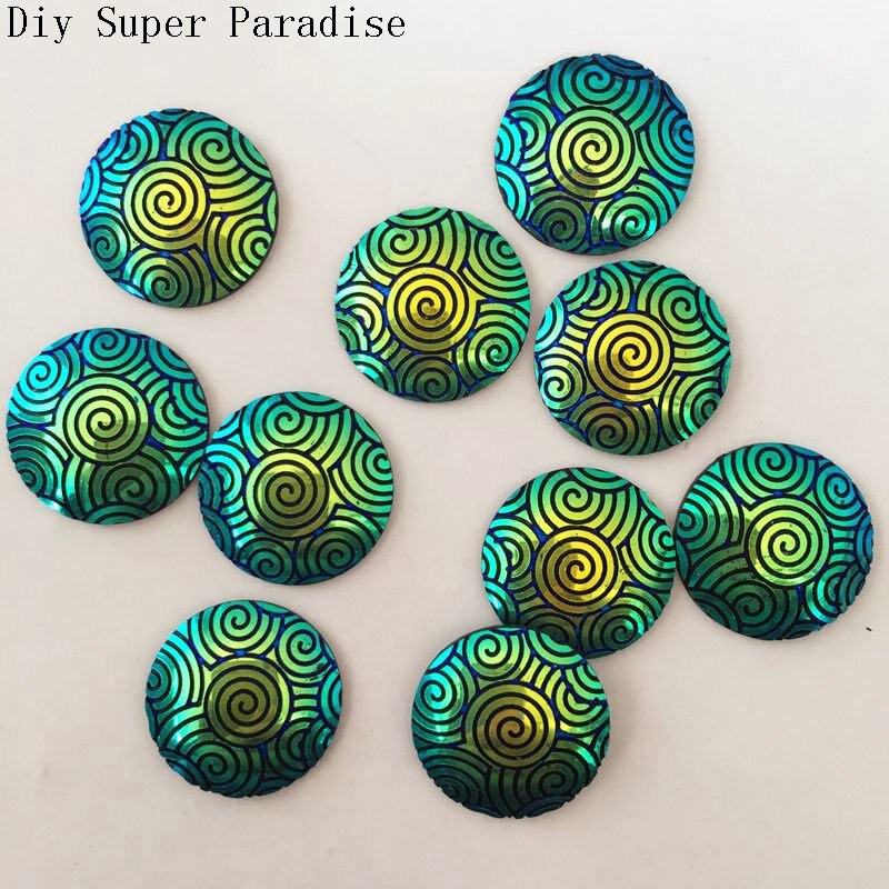 DIY 20pcs 16mm AB Resin Round FlatBack Scrapbook Accessories Wedding Scrapbook Craft K43: K431
