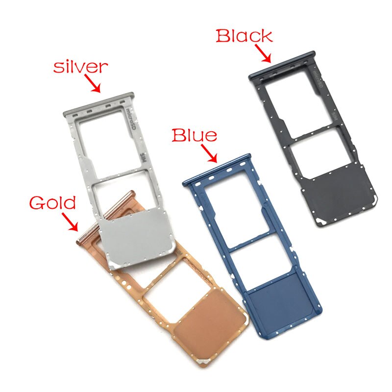 Voor Samsung Galaxy A30 A50 A305F A505F A305 A505 Enkele Dual Sim Card slot lade Houder reparatie deel