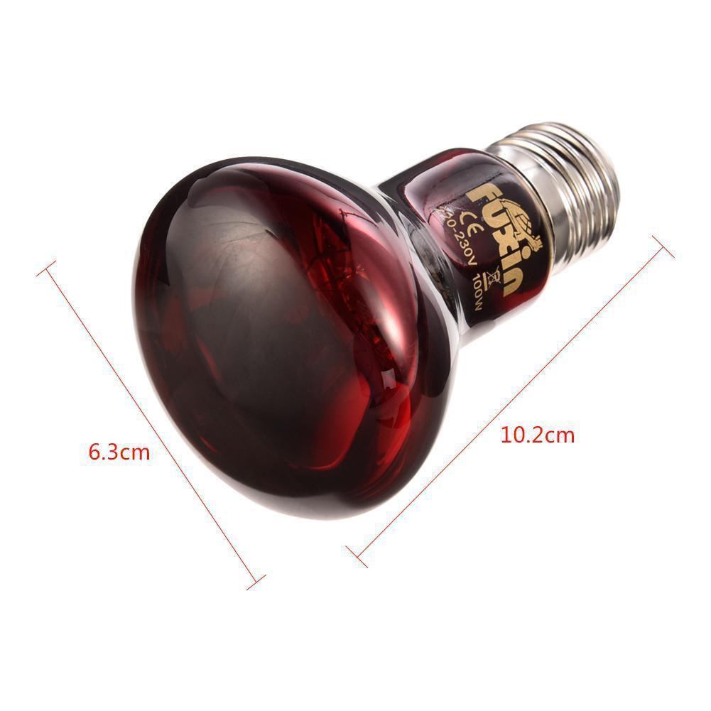 E27 Led Rood Reptiel Nachtlampje Uva Infrarood Warmte Amfibie Vogel Snake Reptiel Rood Licht Verwarming Lamp Voor Hagedissen Turtles slangen