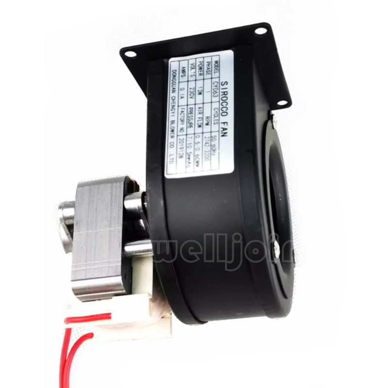 Cy063 elektriske luftblåsere høykvalitets sentrifugalvifte miniblåser kjølevifte 220v 13w 2800 o/min 30 m3/h 68pa