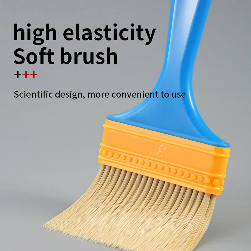 Multifunction Paint Brush with Plastic Handle for Wall and Furniture Paint Tool Painting Brushes Set Artist Paint Brushes