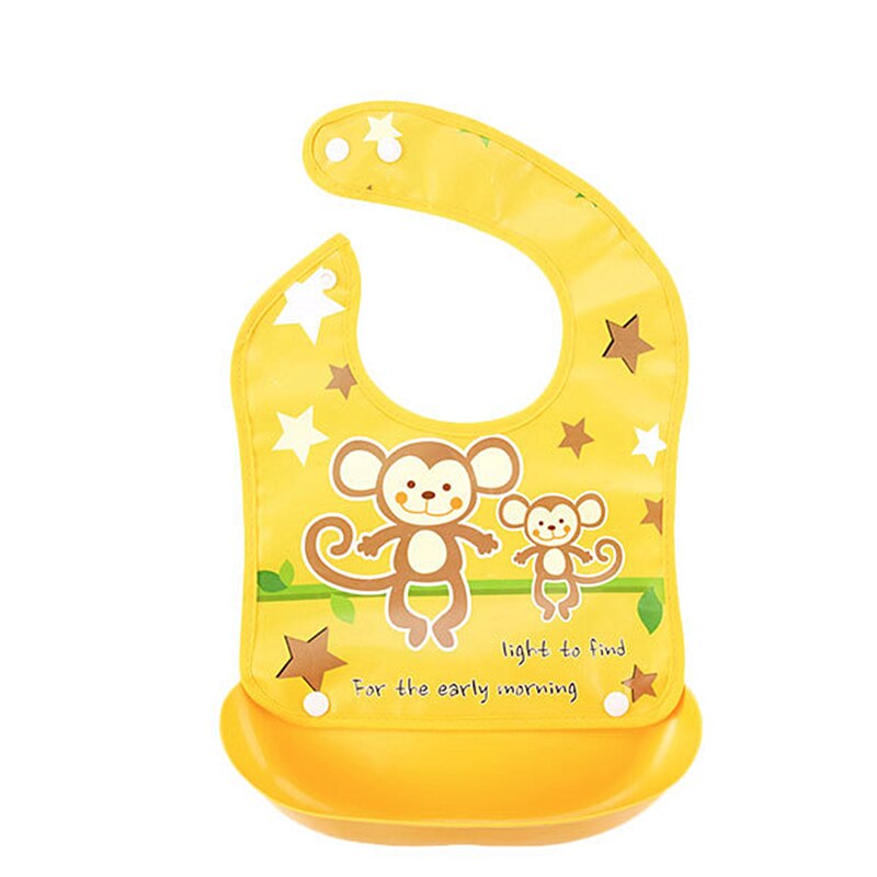 1Pc Leuke Baby Sjaal Pasgeboren Baby Slabbetjes Waterdichte Baby Schorten Bib Baby Speeksel Handdoeken Leuke Baby Cartoon Bib Plastic eva Bib: H