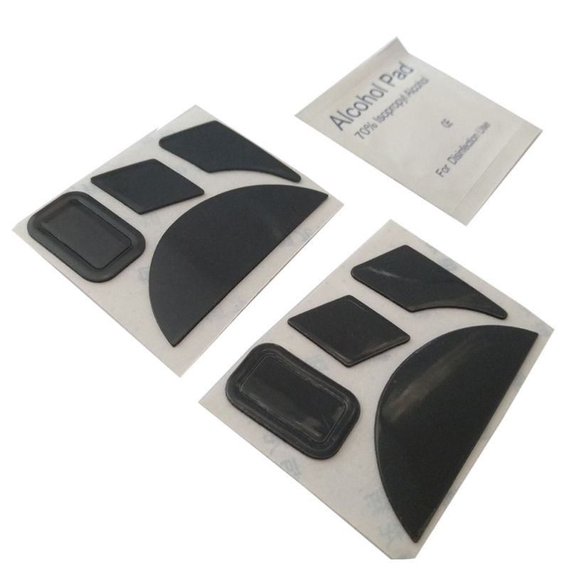 2Pcs 0.6mm Thickness Replace Mouse Feet Mouse Skates for razer Naga / Naga Hex V2 Mouse