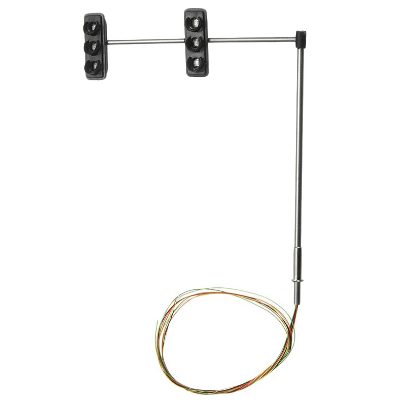 3 farbe Verkehrs Licht Signale ho Oo Skala Modell 6LED Für Diy Sand Tabelle Kreuzung Straße Bau Modell 4: Ursprünglich Titel