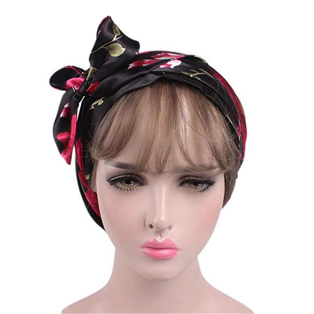 Vrouwen Zachte Zijde Satijn Motorkap Salon Bonnet Beanie Night Haar Hoed voor Natuurlijke Krullend Haar Nachtrust Cap Vlechten Head cover Wrap