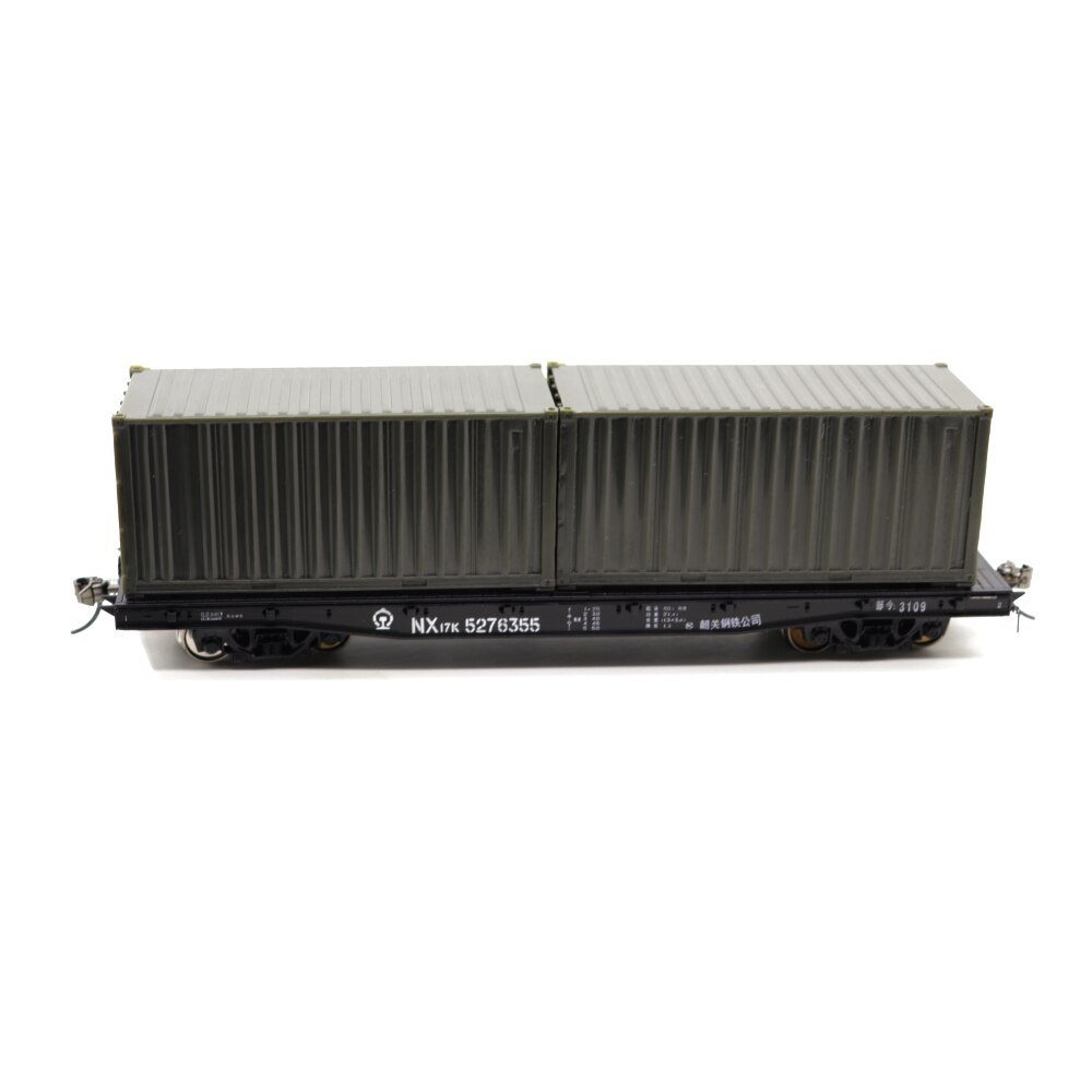 20GP 1/87 HO Scale Model Train Container Freight Car For Railroad Railway Accessories Layout