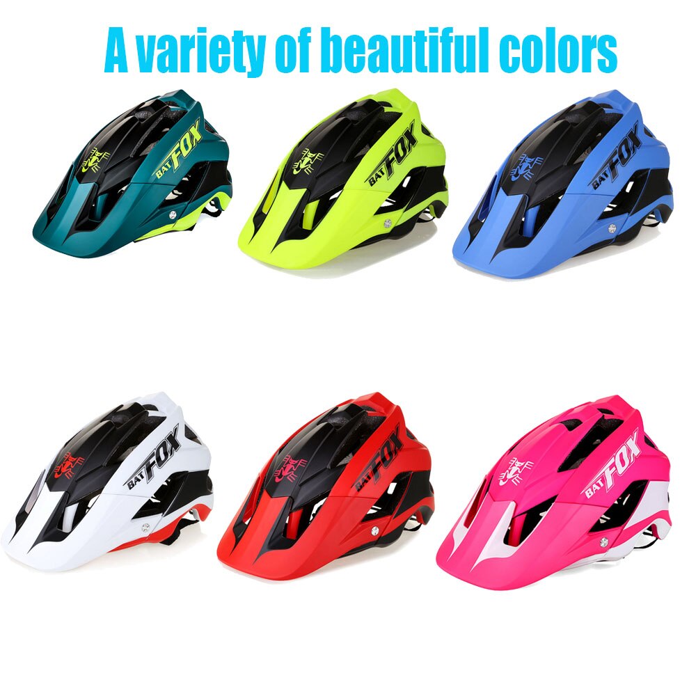 BATFOX helmet bicycle Women Men mtb helmet Breathable Outdoor sports kask fox capacete ciclismo casco bicicleta hombre