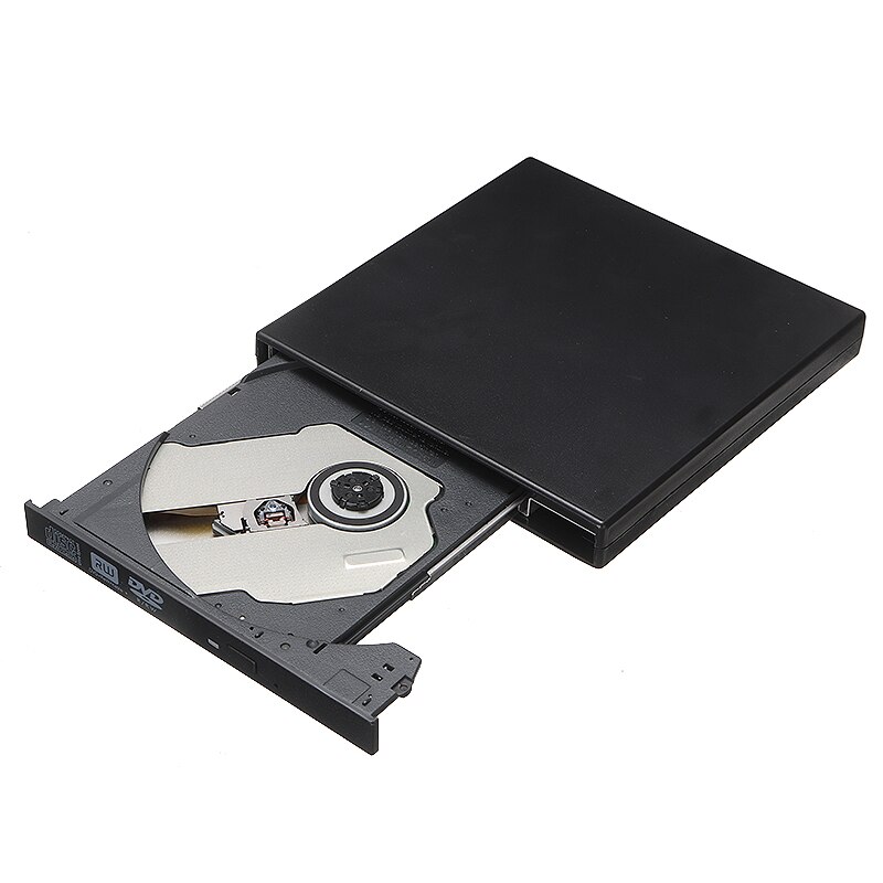 Pohiks 1pc USB 2.0 External DVD/CD Burner Universal Desktop Notebook USB Recorder Optical Drive For Windows 10 Laptop PC