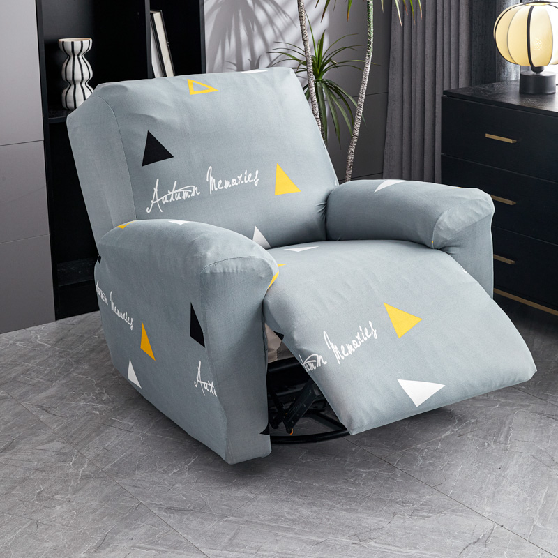 Överdrag till fåtölj med 1pc stretchgeometri, delat och avslappnande soffa, 1- sits, allt-inklusive sofföverdrag för vardagsrum: Primula yello