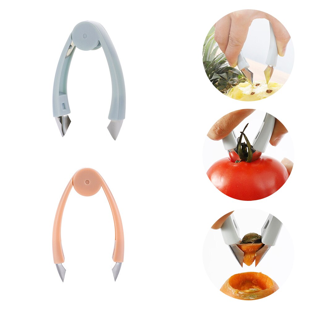 Keukengereedschap fruitscheider roestvrij staal fruitsalade ananasschiller ananasmes snijder kernboor snijder clip