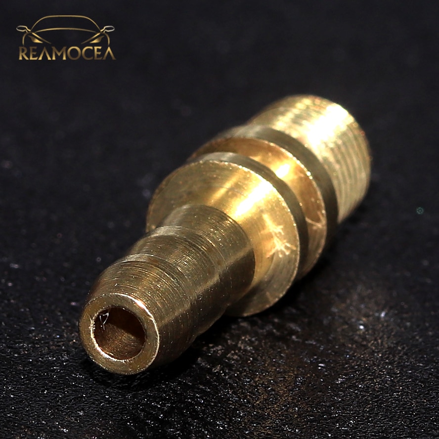 Reamocea, 1 pieza, válvula de inflado para coche, válvula de inflado para neumático de rueda de neumático tipo americano de latón, Clip, adaptador de conector