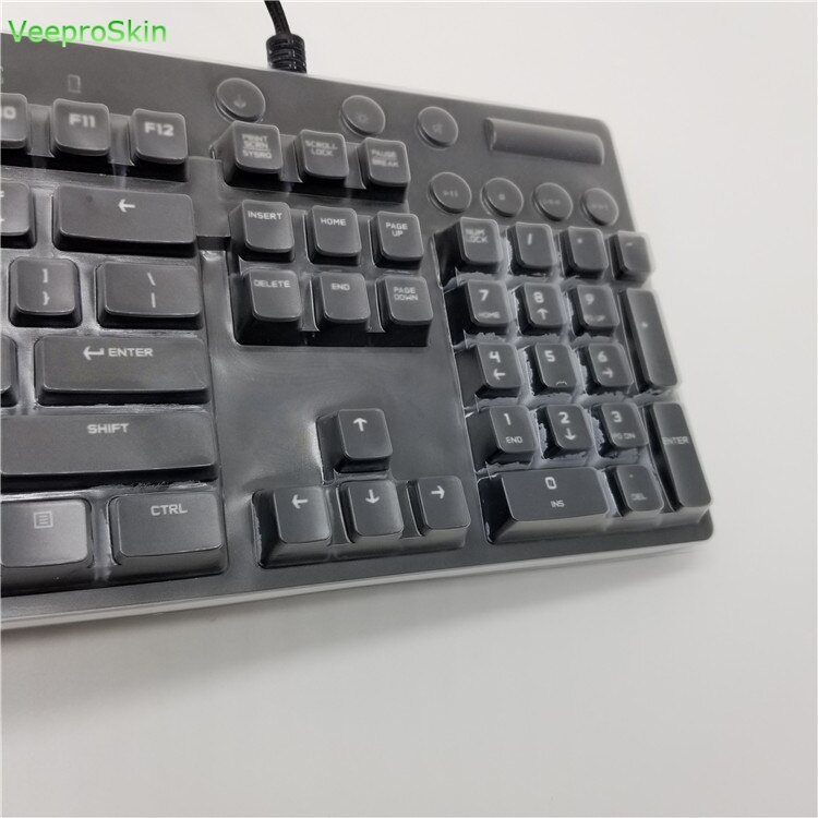 For Logitech G610 G 610 Backlit Game Mechanical Silicone Keyboard cover Protector Button Dust Cover skin