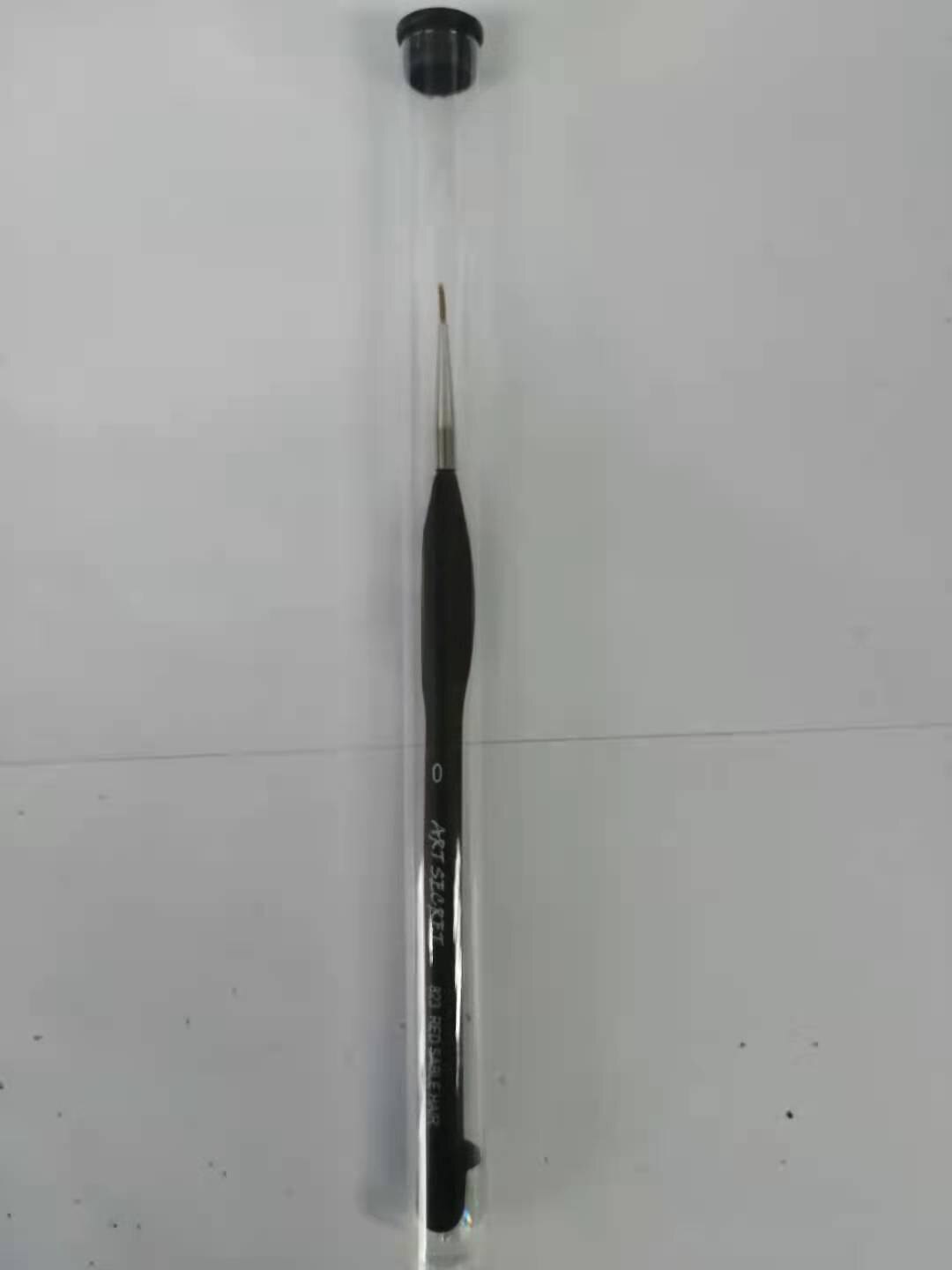 ArtSecret di alta qualità nuovo arrivo 823 capelli di zibellino rosso pennello per pittura ad acquerello manico in plastica nera penna per artista d'arte per disegno: giallo