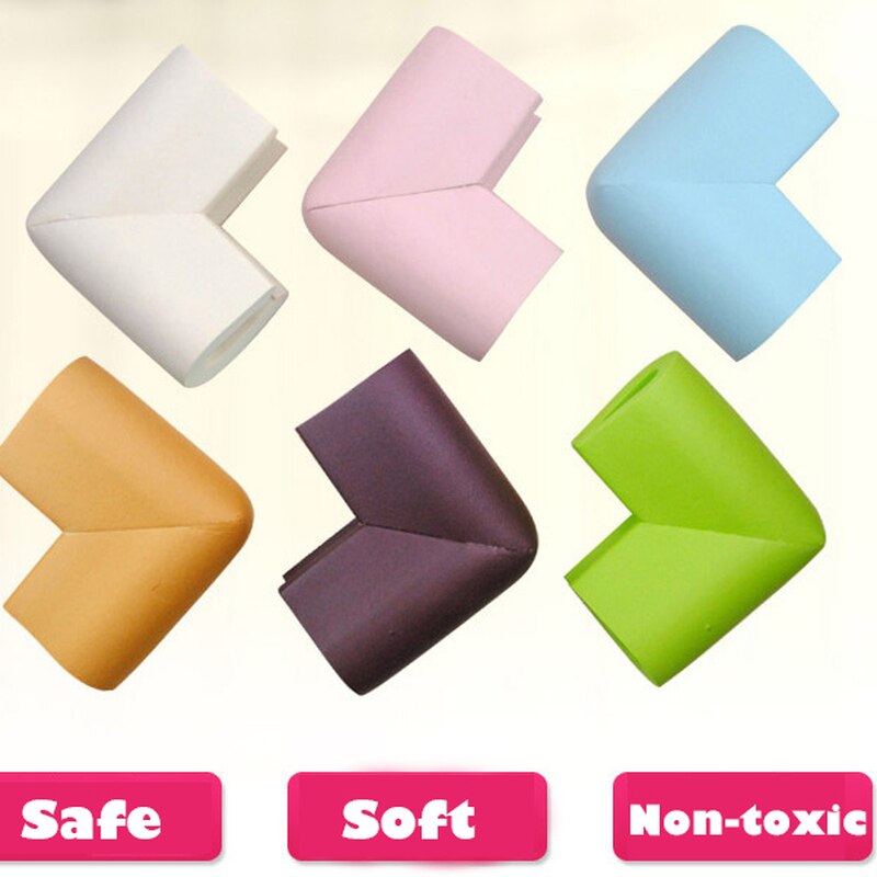 4 pièces mousse bébé sécurité coin Table protecteur doux bord coin gardes sécurité enfant sécurité coffre-fort preuve coussin gardes Protection