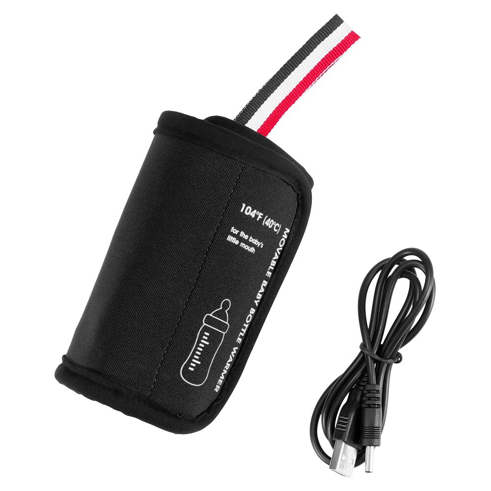 Calentador móvil para biberones, bolsa térmica portátil para biberones de bebé, temperatura constante al aire libre, USB, para coche