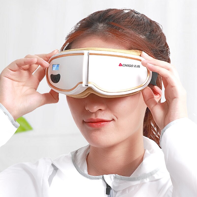 4D Smart Airbag Vibration electric eye massager Eye Care Instrumen Heating Bluetooth Music Relieves Fatigue And Dark Circles
