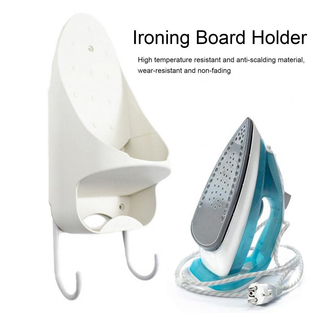 Strijkplank Houder Strijkplank Opbergrek Wasruimte Organizer Muur Mount Ijzeren Plank Hanger Elektrische Strijkijzer Voor Thuis