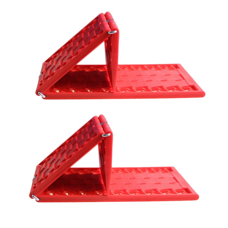 2 stk universal gummi sammenleggbart bilhjul antiskli pad folding skid plate dekk trekkraft