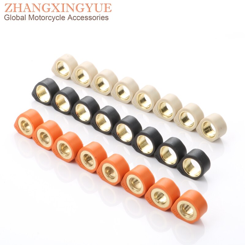 8pc racing variator glidebryter ruller vekter 20 x 12mm 9g 11g 15.5g for kawasaki  j300