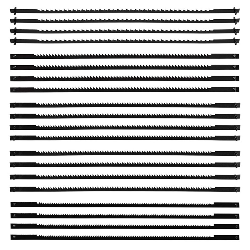 Scroll Saw Blades 10/15/18/24 Teeth 127 Mm Replacement Scroll Saw Blades For Sawing Plank Wood Plastic Foam