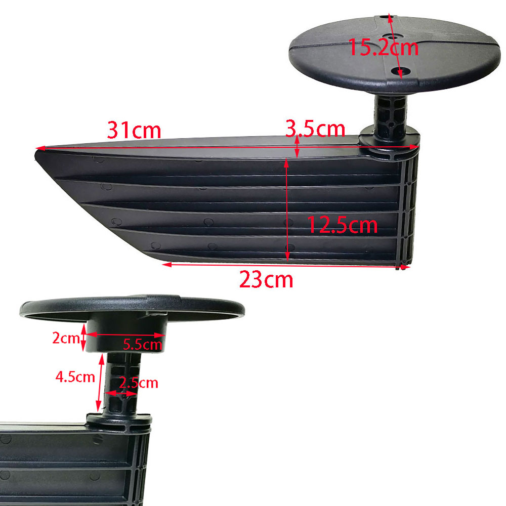 Kayak Boat Tail Rudder Direction Foot Control Canoeing Kayak Canoe Tail Kayak Tail Plastic Kayak Steering System Clip Buckle Kit