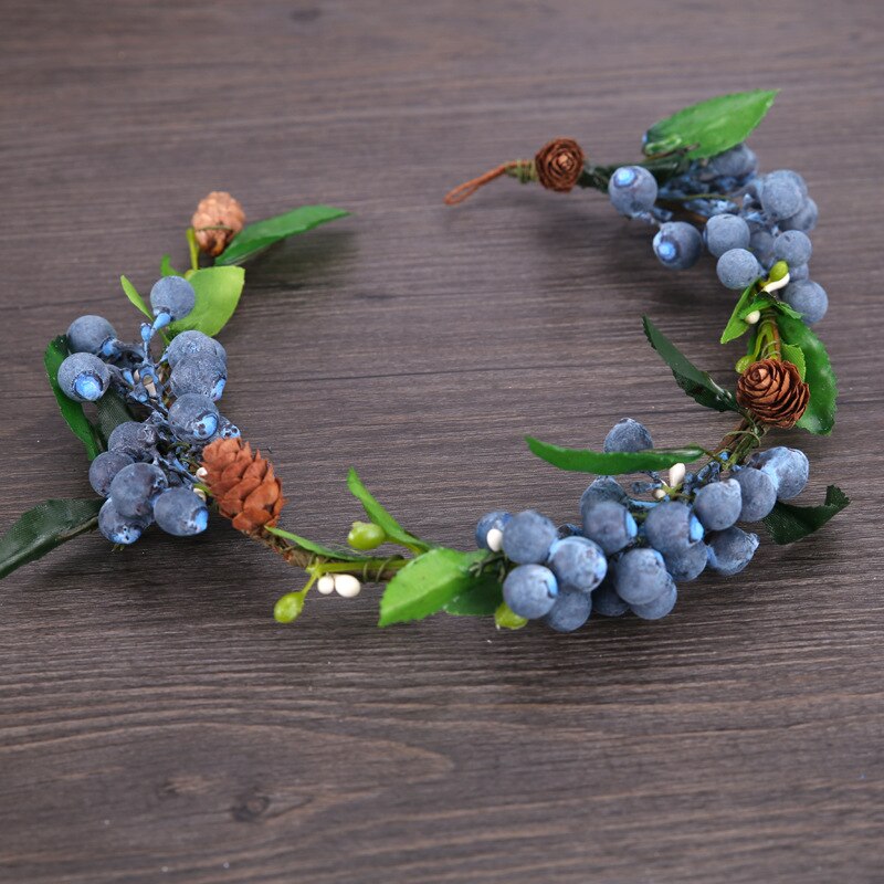 Bruden er hodet blomst farget frukt krans