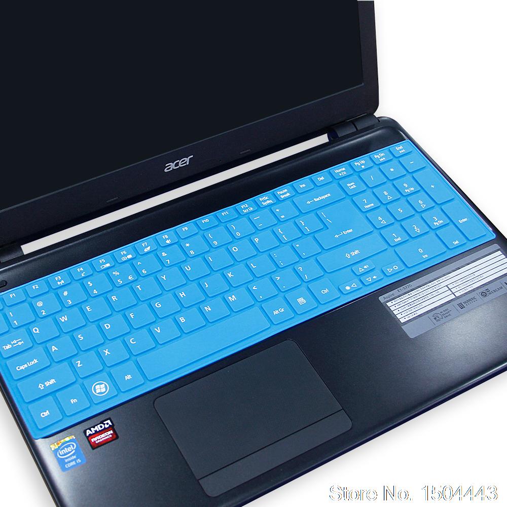 Laptop Keyboard Cover for Lenovo Thinkpad E560 E565 E550 T540P W540 E555 E531 E540 - Ultra-thin Silicone Skin: All Blue