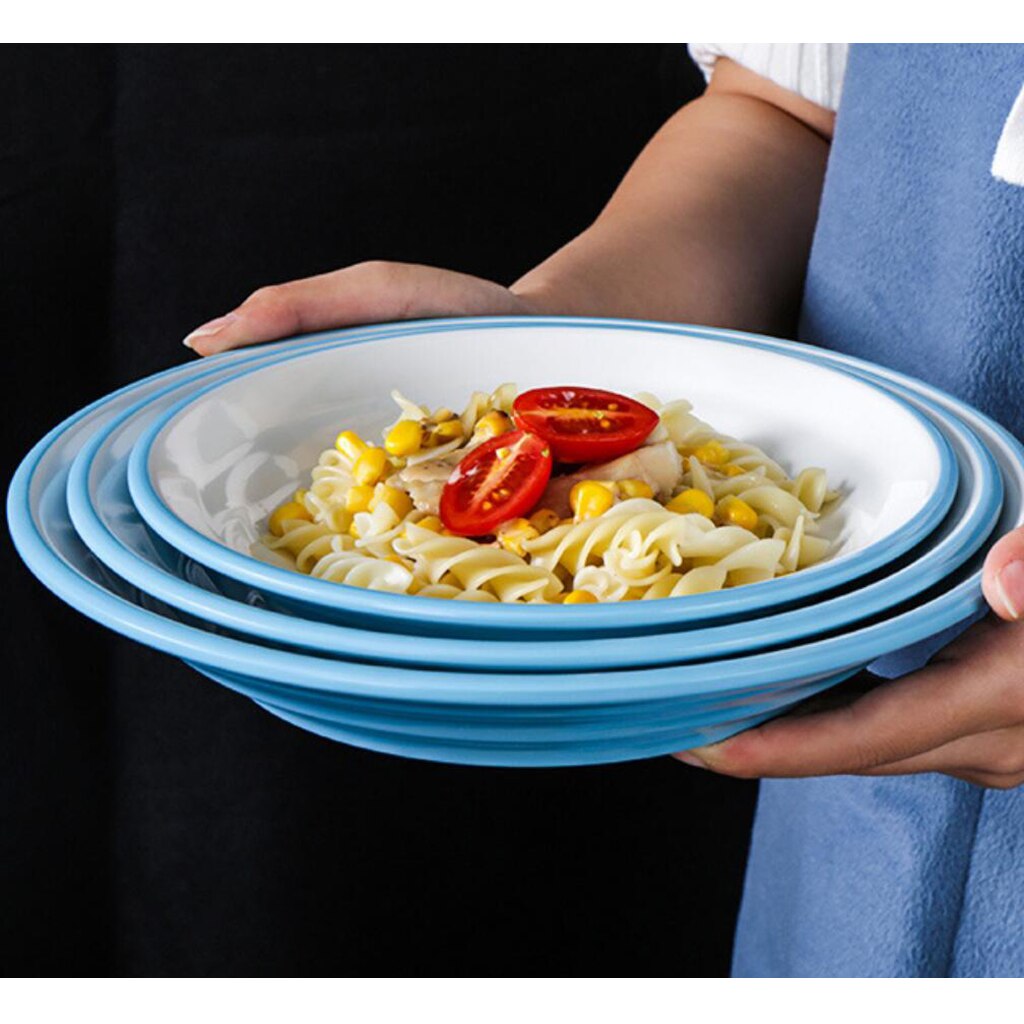 Chinese stijl 4-10 inch melamine soeplepelkom servies keuken saladeborden noedelrijst container voor thuisrestaurant