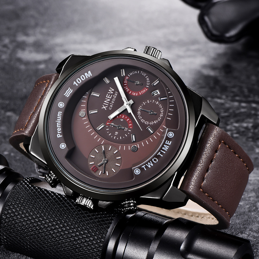 UTHAI CE100 Men's Watch Belt Quartz Men's Sports Watch
