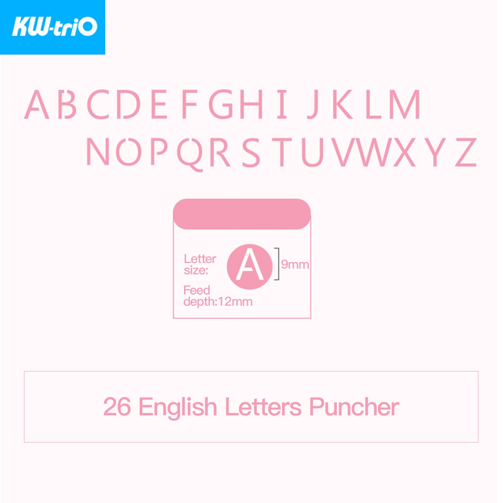 KW-TRIO 26 Engels Letters Craft Perforator Handgemaakte Punchers Van A Tot Z Voor Graveren Levert Diy Fotopapier cutter