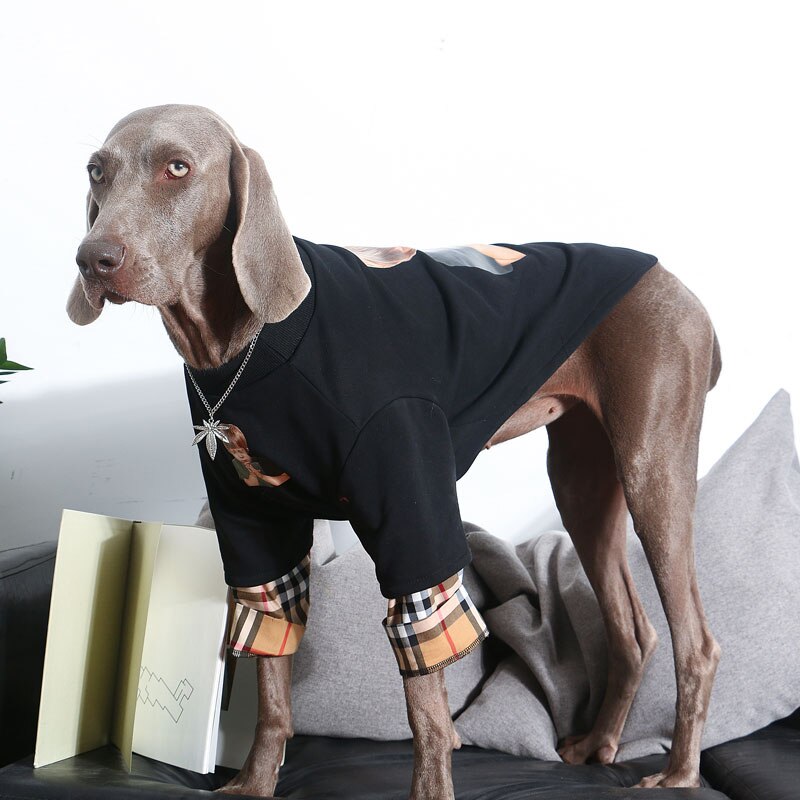 Large Dog Clothes Spring Autumn Winter T Shirt Labrador Golden Retriever Husky Doberman Thicken Warm Dog Clothes Dog Sweater