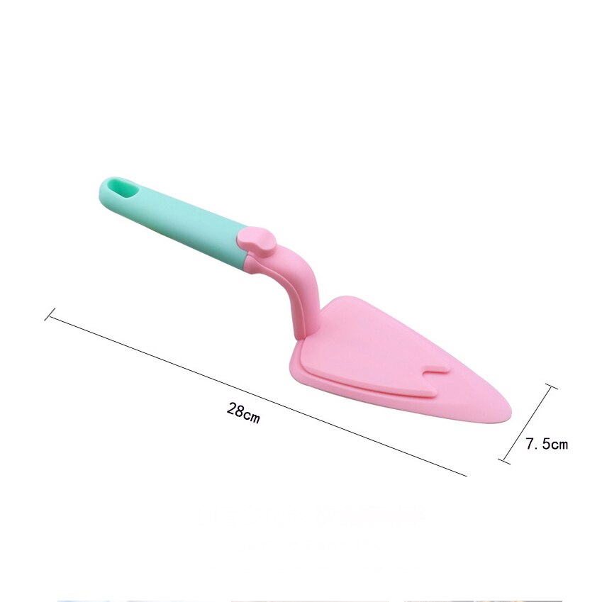 Push-Pull Cake Schop ABS Verwisselbare Cake Schop Pie Gebak Pizza Server Cutter Schop Bakken Schotel Keuken Gereedschap